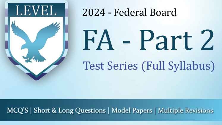 Test Series – 12th Class Federal Board (Arts Group)