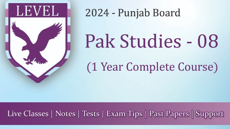 Pak Studies 08 – Punjab Board